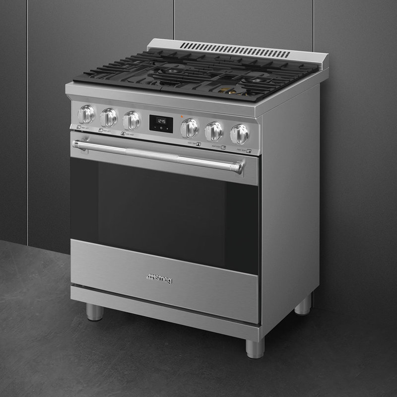 SMEG Cuisinière à gaz professionnelle 30 po