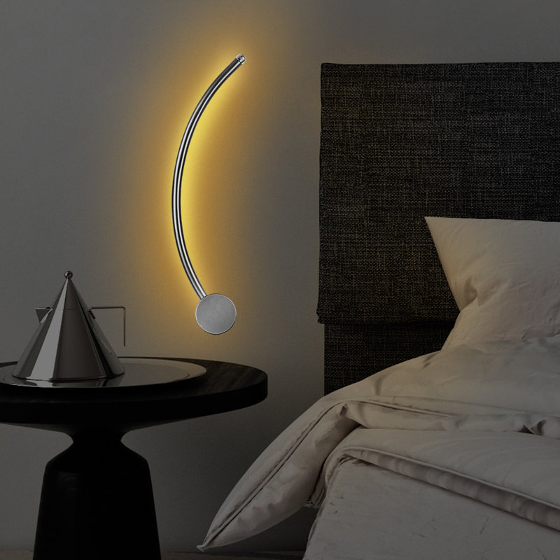 Lampe murale Cobers, Chrome chrome