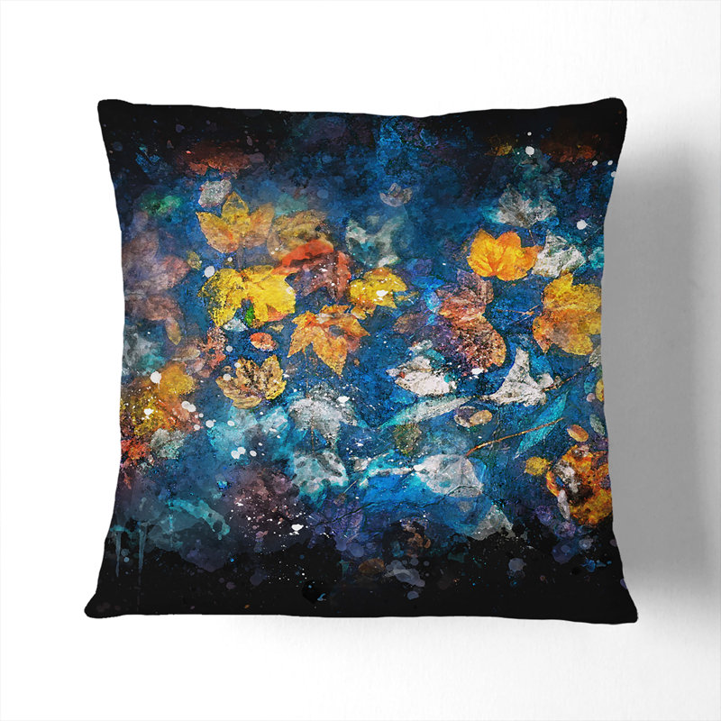 Square Throw Cushion, Black, 40cm H x 40cm W x 15cm D