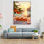 Art mural orange en verre trempé-131266494