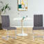 Chaises de salle à manger rembourrées à haut dossier chic avec pieds en métal robustes pour un repas élégant-418187006-418187003