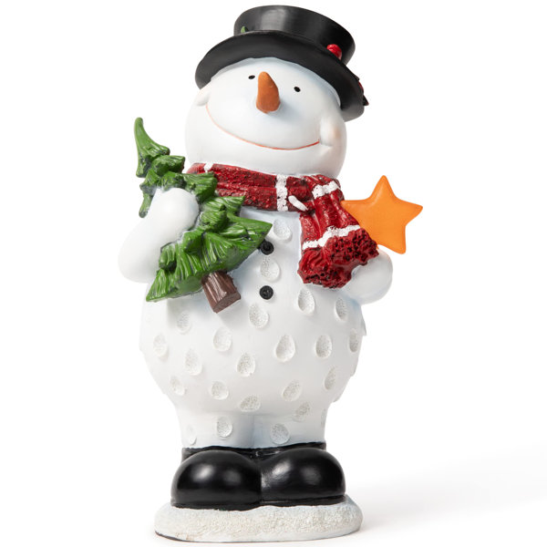 Snowman Decorating Kit Snowman Dressing Making Kit with Hat Scarf Wooden  Button Kids Toys Winter Outdoor Christmas Holiday Decoration 