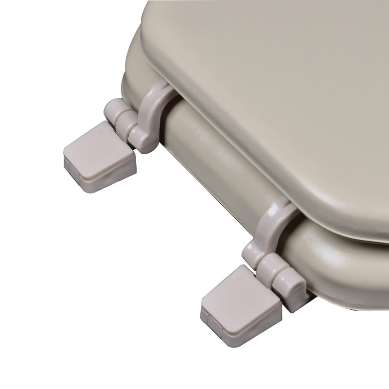 Siège de toilette rond Deluxe, Brun clair