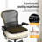 Black Ergonomic Mesh Office Chair with Adjustable Lumbar Support & Flip-Up Arms
