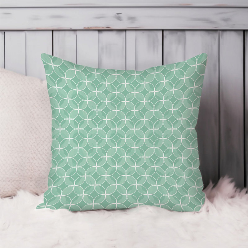Abstract Mint Pattern II Patterns Modern, 16"H x 16"W