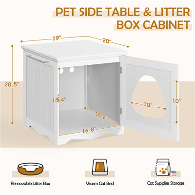 Ahkeel Litter Box Enclosure