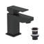  Munro Mono Basin Mixer Tap with Waste - Matt Black-1456576351