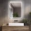 Miroir de meuble-lavabo à DEL 3 couleurs-1085648355