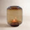 Glass Hurricane Lamp Decorative Object