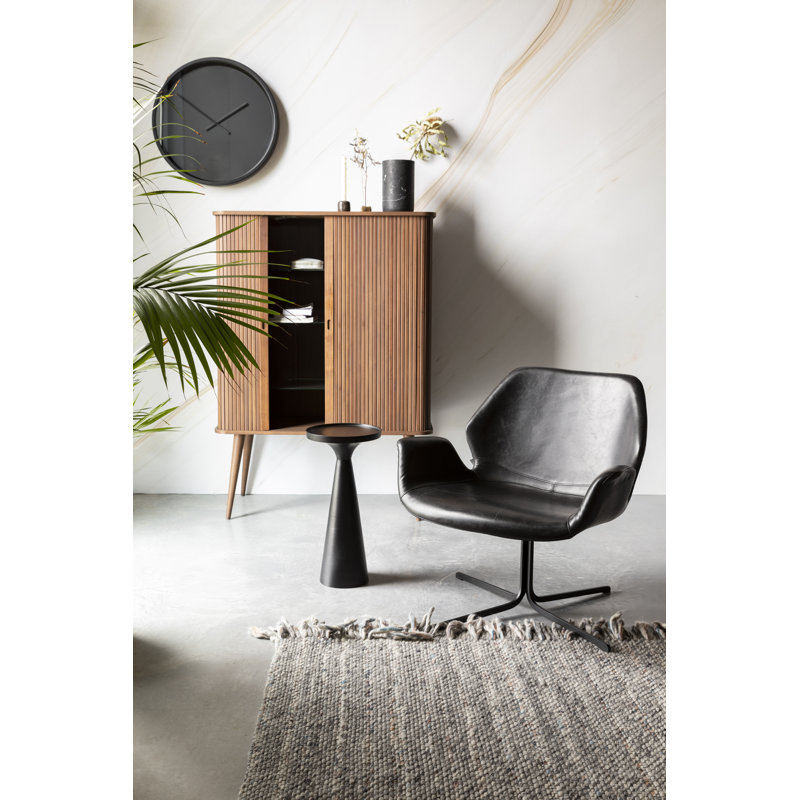 Floss End Table, Black