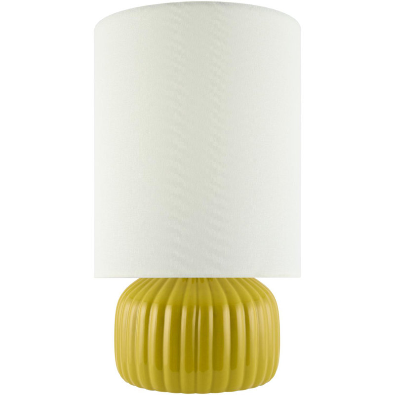 Lampe de table Bachani, Jaune
