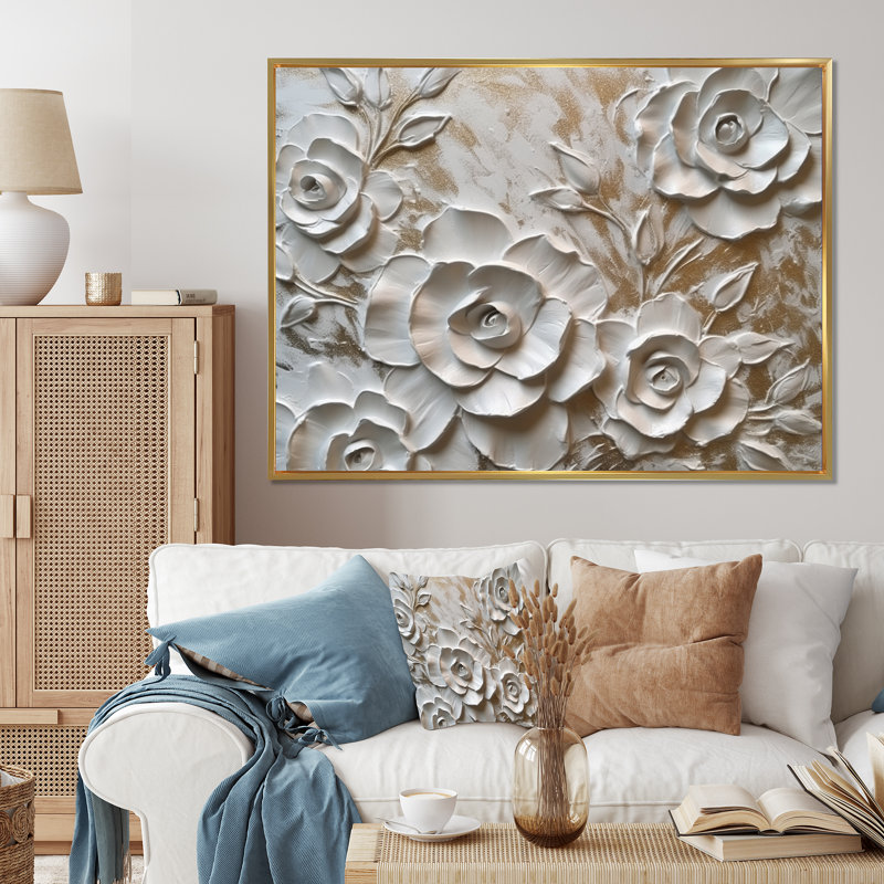 Arihaan, reproduction d'art sur toile, H 30 po x l 40 po, Reproduction avec cadre flottant, Brun