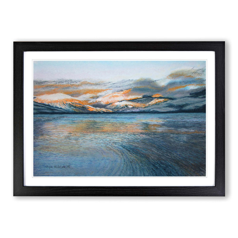 J.M.W. Turner - Single Picture Frame Painting, Black