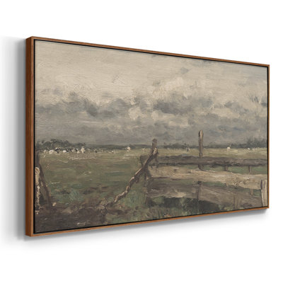 Série paysage -MXCIV- Toile tendue avec châssis encadré - Prêt à être accroché