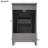 Modern Small Bathroom Vanity Cabinet With Ceramic Basin-1150876370