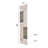 S Shape Solid Wood Bi-Fold Door With Hardware Track-Assembly Needed-103532221-104191410