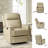 Rueda Genuine Leather Power Recliner with USB Port -86686364