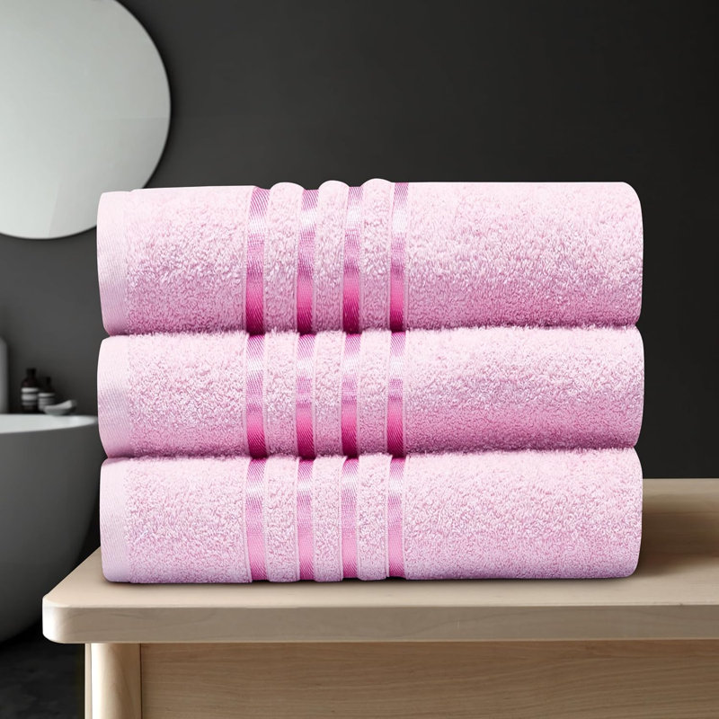 3-Pack Extra Large Cotton Bath Sheets | Soft, Absorbent, Quick-Dry Towels, 90 x 150 cm | Family Set for Ultimate Comfort