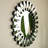 Wall-Mounted Modern Decorative Circle Mirror, Irregular Shape, Suitable For Bathroom, Bedroom, Living Room, Corridor, Entryway, Etc.