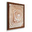 Toile encadrée de qualité supérieure «Wood Grain Suminagashi I» - prête à être accrochée-18507469-18507470