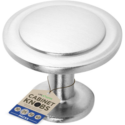 Hall & Closet Brushed Nickel Round