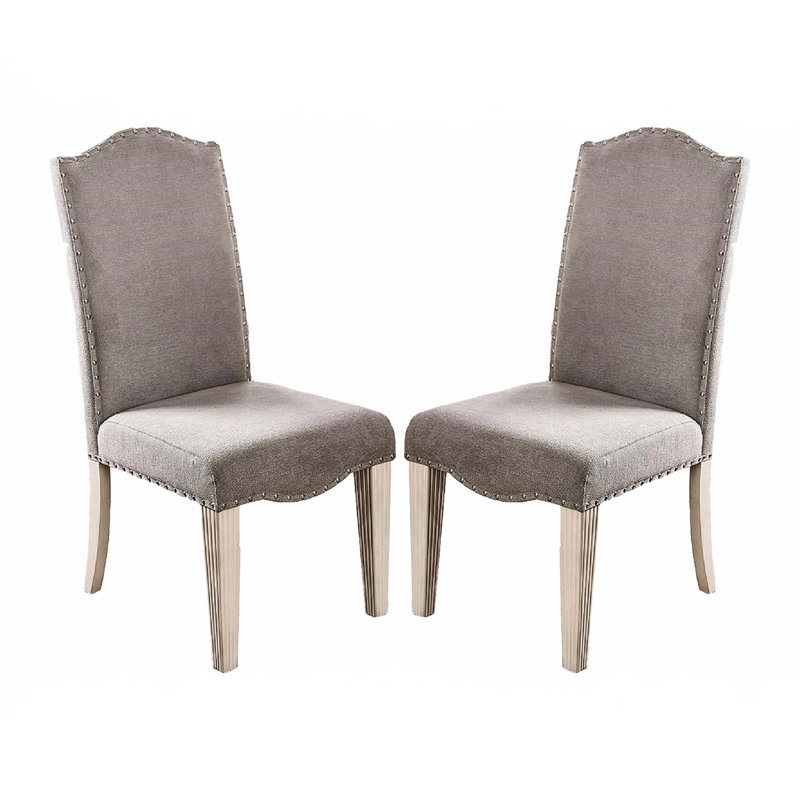 Ensemble de 2 chaises parsons en tissu
