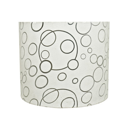 Abat-jour tambour en tissu 10 "H