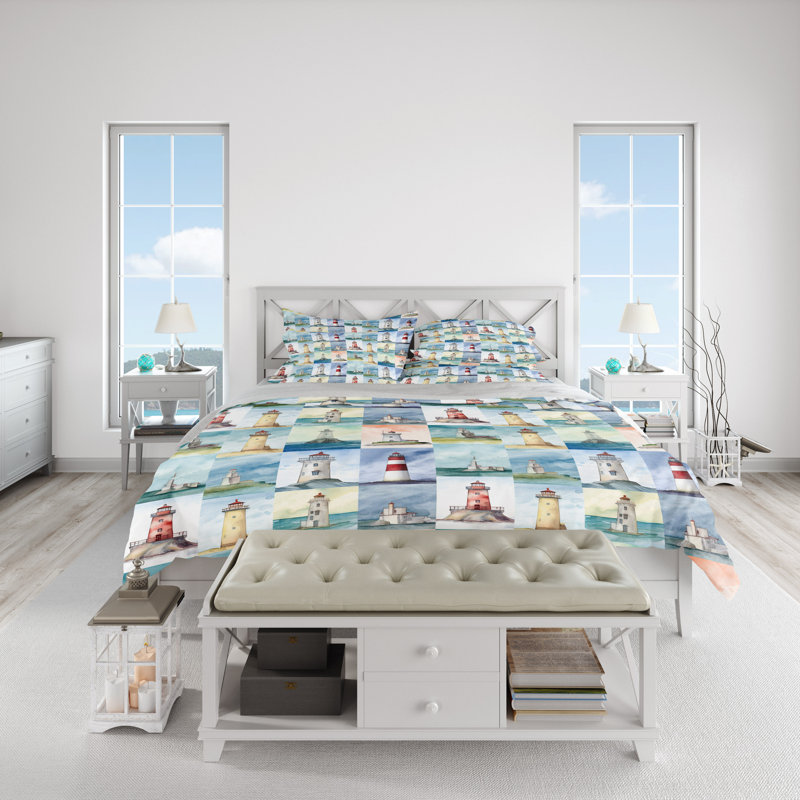 Abstract Duvet Cover, King Duvet Cover + 2 King Shams