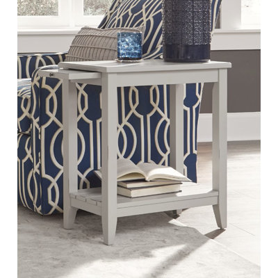 Burciaga Solid Wood Top End Table