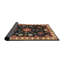 Tapis bleu marine oriental-1129823458
