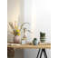 Vase Omaggio Nuovo, rose / noir / blanc, H: 8,1 po