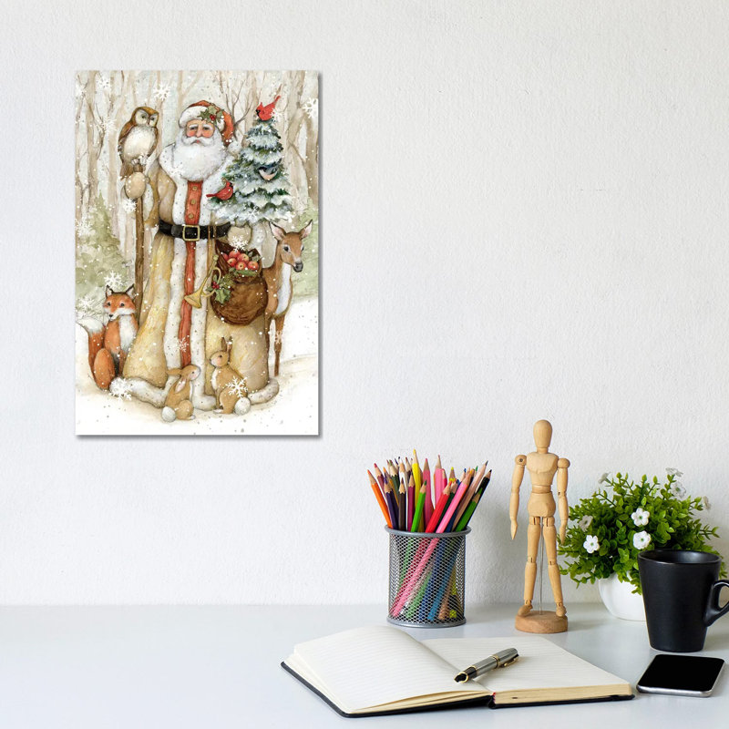 Giclée sur toile tendue Tall Santa