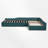 Upholstered L-Shape Double Twin Platform Beds With Trundle-114566693