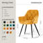 Modern Velvet Tufted Luxury Upholstered Dining Chair Runge 50cm H-319291810