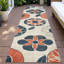Tapis floral intérieur / extérieur lavable à la machine Kimberlin ACN2179-113434427