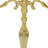 Aluminum Metal Decorative Gold Candelabra