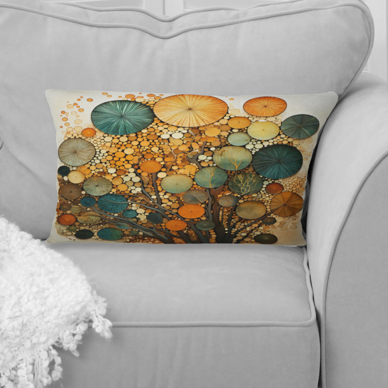 Coussin Hardedge Art Earthy Euphony