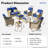 Daliya Wicker 6 - Person Patio Conversation Set with Cushions-331374288
