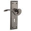 New York Plate Passage (Hall & Closet) with Decorative Keyhole and Manor Lever-1652765811-1652765810
