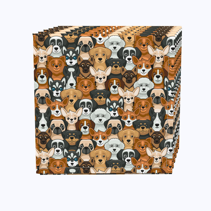 100% Cotton Animals/Nature Square Napkin