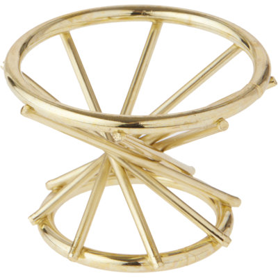 Support à œufs en laiton Mercer41 ™, pied tourbillon, 2 po de diamètre, paquet de 3