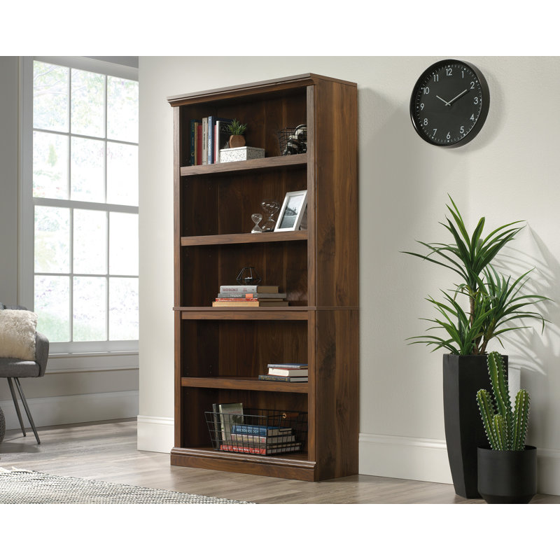 Brunoy 5 Shelf Bookcase Mo 3A, Grand Walnut