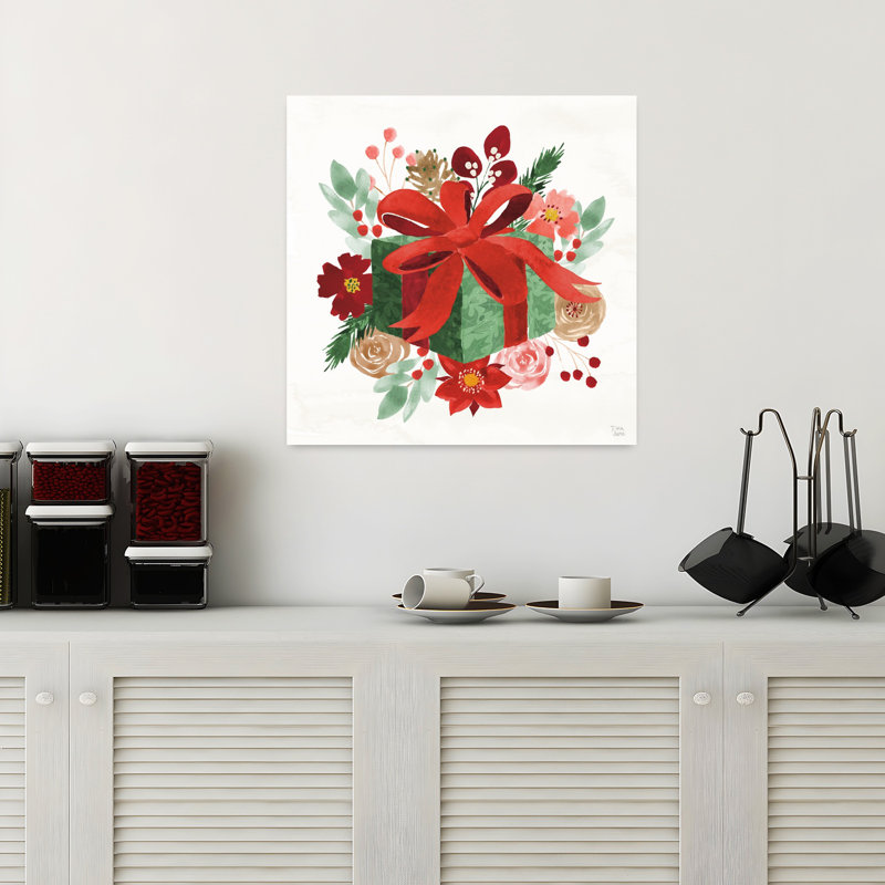 Contemporary Art Contemporary Flower Art by Dina June - Wrapped Canvas Print, 45.72 cm H x 45.72 cm W