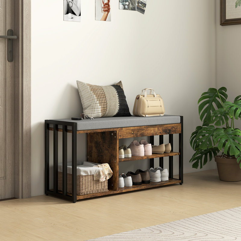 9 Pair Shoe Storage Bench