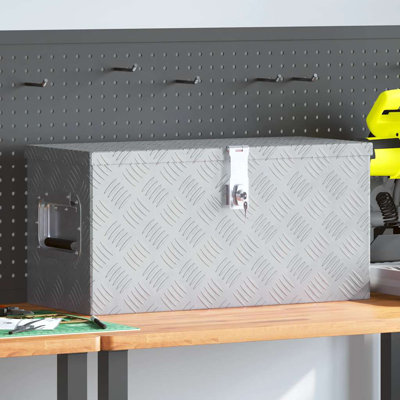 Boîte à outils Boîte de rangement extérieure avec système de verrouillage Coffre à outils en aluminium