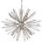 Cutright 6 - Light Dimmable Sputnik Sphere Chandelier