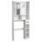 White Toilet Cabinet Rack