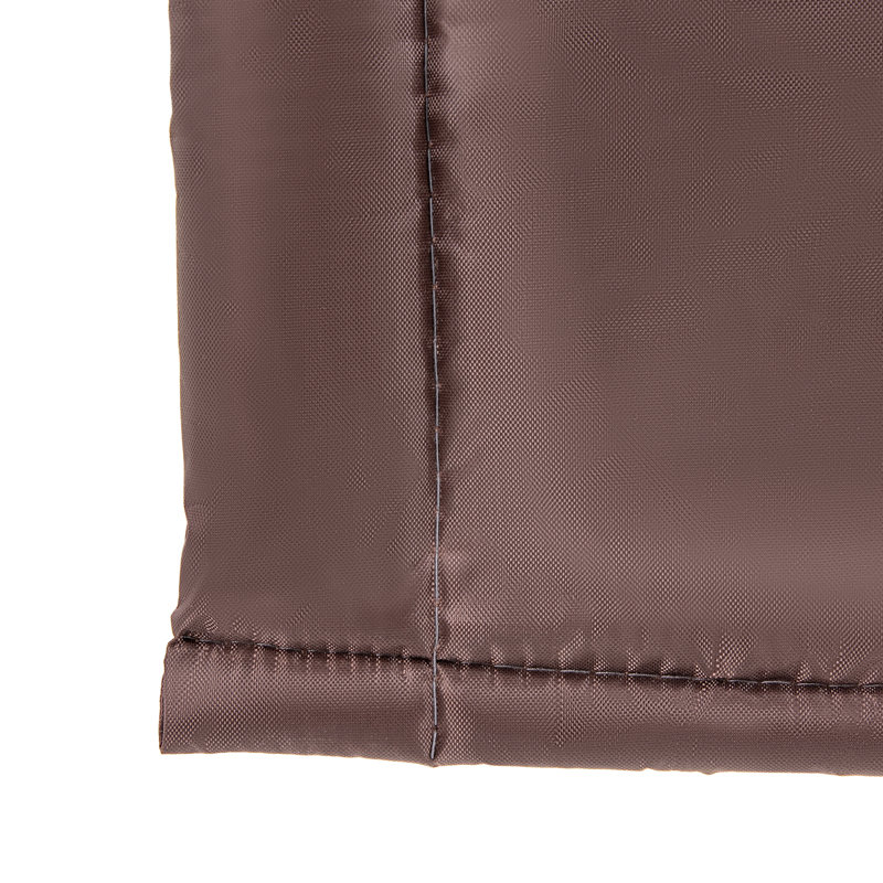 Rideau en mélange de coton Yosgart, L 39,5 po x L 82,68 po, Café