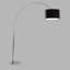 Bradham 209cm Chrome Plated Arched Floor Lamp