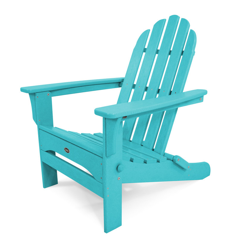 Adirondack pliant POLYWOOD Cape Cod, Turquoise